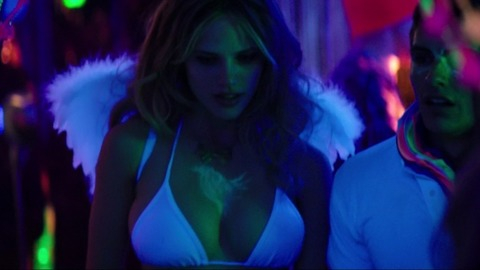 Halston Sage in Neighbors (2014) Bikini Bikini Black Light 745945
