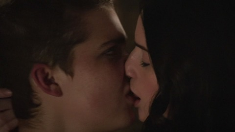 Salem's Sexiest Scenes with Elise Eberle. Sexy, Lesbian, SFW, dark hair. 740202