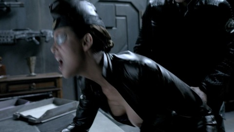 Atlanta Captain from Metal Hurlant Chronicles Naked. Breasts, bent over, bent over desk. 761879