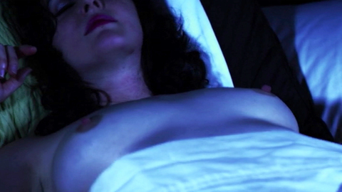 Dr. Rachel Stewart from Krampus: The Reckoning Naked. Breasts, bedroom, brunette. 855137