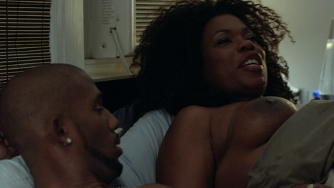 Lorraine Toussaint Naked in Orange Is the New Black. Breasts, Black, couple in bed. 740827