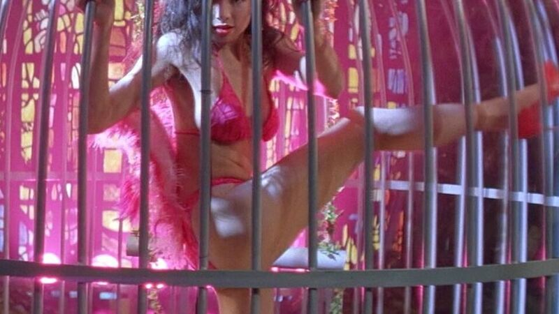 Sexiest Françoise Yip Scene in Rumble in the Bronx. Bikini, Sexy, SFW, bird cage. 779881