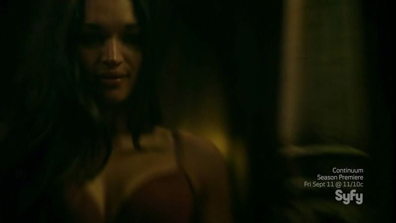 Hottest Kim Engelbrecht Scene in Dominion. Sexy, Underwear, SFW, black hair. 772814