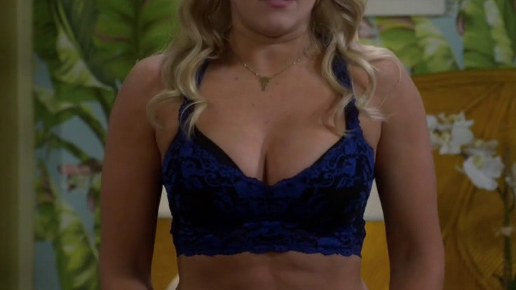 Sexiest Scenes of Gabi Diamond from Young & Hungry. Sexy, Underwear, blonde, blue sports bra. 791705