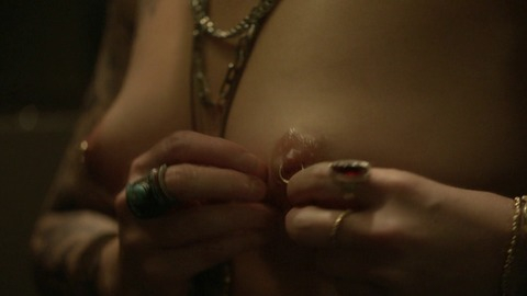Madeline Brewer Naked in Hemlock Grove. Breasts, breast close-up, nipple piercing. 743539