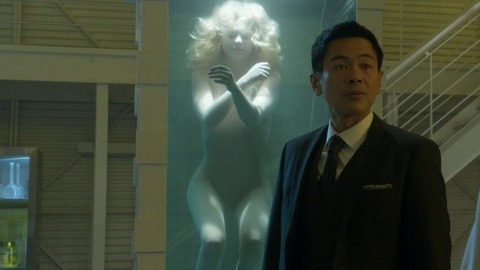 Alexandra Gordon in Hemlock Grove (2013-2015) Sexy Arms Covering Breasts Blonde 743560