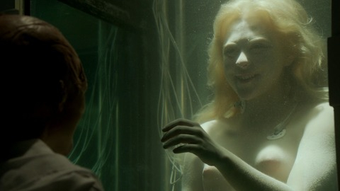 Alexandra Gordon Nude in Hemlock Grove. Breasts, blonde, floating in tank. 743578
