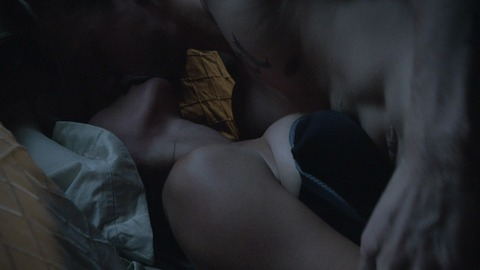 Inbar Lavi in Sons of Anarchy (2008-2014) Sexy Underwear Black Bra Guy On Top 762012