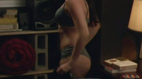 Rachel Shenton in Switched at Birth (2011-2015) Sexy Underwear Green Bra Green Panties 745030