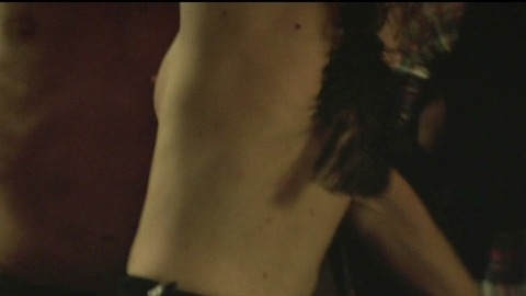 Joséphine De Meaux in Les gazelles (2014) Breasts Back Exposed Black Pants 746223