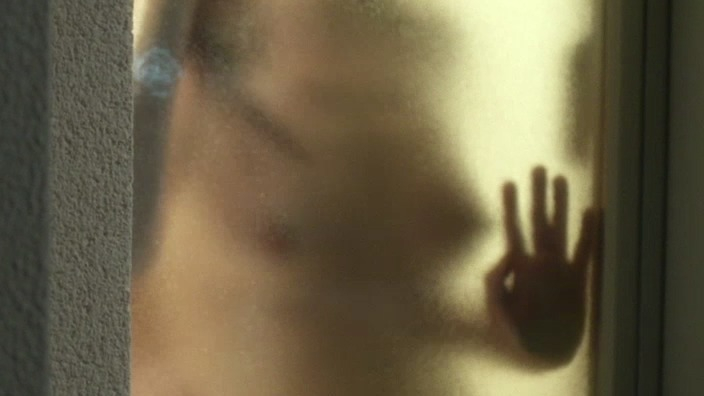 Nudes of Neighbor from War Story. Breasts, behind  glass, nude. 751116