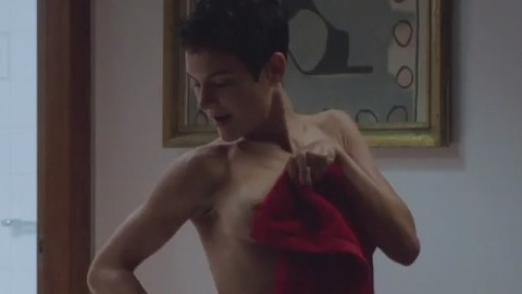Nudes of Andy from Abuse of Weakness. Breasts, bedroom, couple. 751380
