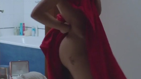 Laurence Ursino Nude in Abuse of Weakness. Butt, bedroom, brunette. 751384
