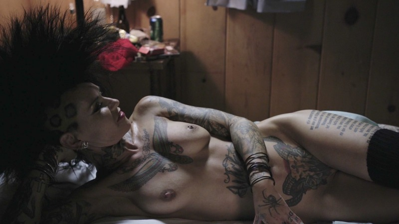 Malice McMunn Nude as Caroline. Breasts, Bush, Tattoos, hard nipples. 771530