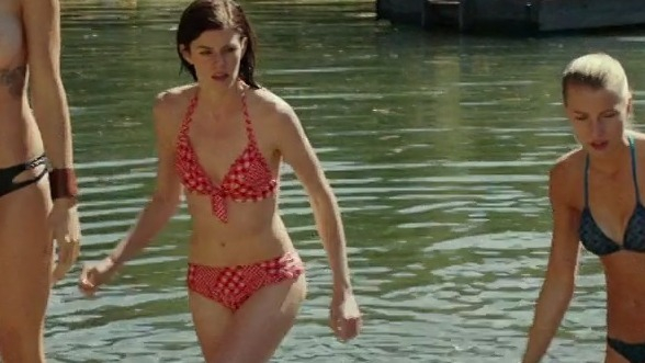 Sexiest Scenes of Mary from Zombeavers. Bikini, Sexy, breasts, brunette. 750197