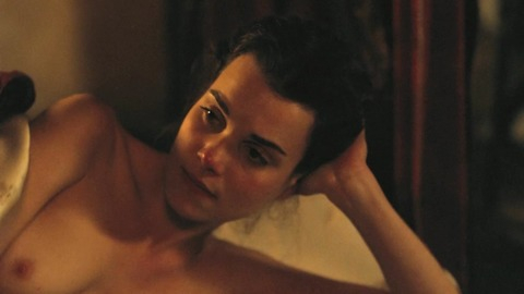 Camille Rutherford Naked as Mary. Breasts, bed, brunette. 746703