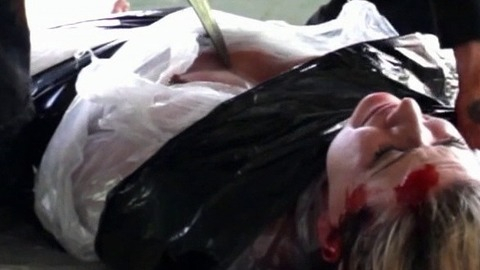 Nudes of 2nd Victim in 'Headless' from Found. Breasts, blonde, bloody. 751548