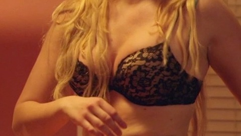 Jorie Kosel in Not Cool (2014) Sexy Underwear Bedroom Black Bra 757936