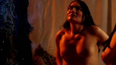 Birthday Hostess / Zombie from The Demon's Rook Naked. Breasts, brunette, nude. 748025