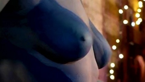 Stephanie Anderson in The Demon's Rook (2013) Breasts Body Paint Breasts 748029