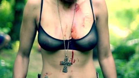 Keyla Arce in Til I'm Alive (2014) Breasts Blood Blood On Face 748134