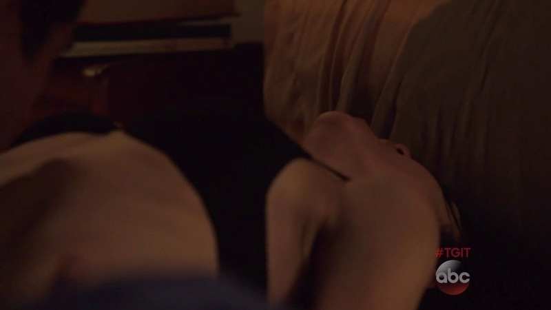 How to Get Away with Murder's Sexiest Scenes with Katie Findlay. Underwear, bed, black bra. 758844