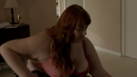 Emily Walker in Homeland (2011-2020) Underwear Bbw Red Bra 748323
