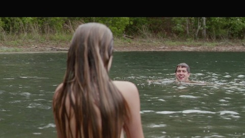 Katie Garfield in The Devil's Hand (2014) Sexy Back Exposed Brunette 749010