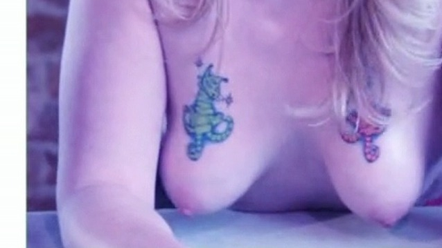 Stephanie Anders Nude in Call Girl of Cthulhu. Breasts, bent over table, blonde. 773920