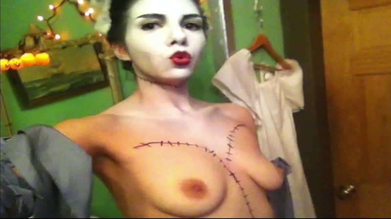 Lauren Molina Naked as Bride. Breasts, nude, red lipstick. 751041
