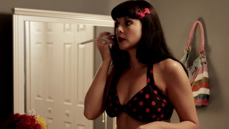 Sexiest Scenes of Tabitha from Sanctuary; Quite a Conundrum. Bikini, Sexy, SFW, applying makeup. 749297