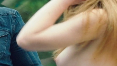 Victoria Ell-Beth Nude as Teen 1. Breasts, fully clothed man, left breast. 767696