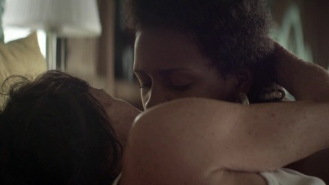 Yanet Mojica in Sand Dollars (2014) Sexy Lesbian Black Interacial Kiss 780140