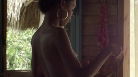 Yanet Mojica in Sand Dollars (2014) Breasts Big Earrings Black 780142