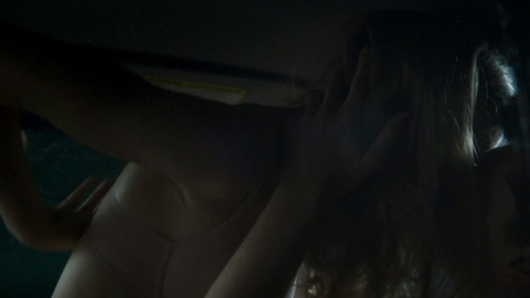 Sexiest Scenes of Emma Duvall from Scream. Sexy, Underwear, blonde, couple in car. 791435