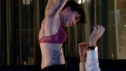 Valorie Curry in House of Lies (2012-2016) Underwear Cowgirl Pink Bra 758446