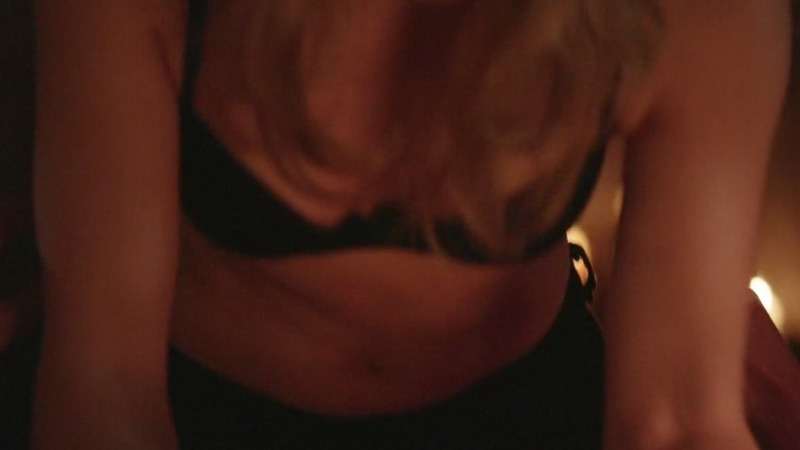 Sexiest Scenes of Felicity Smoak from Arrow. Underwear, black bra, blonde. 762479