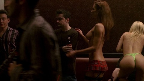 Belinda Bissonnette Nude in The Sopranos. Breasts, black stockings, brunette. 750634