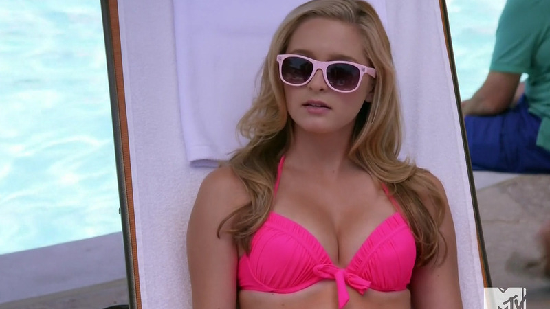 Awkward.'s Sexiest Scenes with Greer Grammer. Bikini, pink pikini, pink sunglasses. 787422
