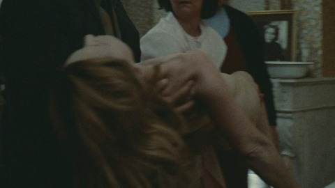 Monique Mélinand in The Mouth Agape (1974) Butt Being Carried Nude 792005