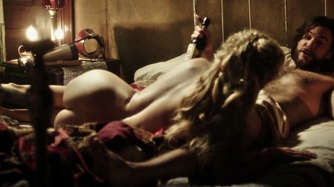 Pamela Mars Naked as Eva's Brothel Girl. Butt, alcohol, bedroom. 752583