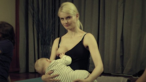 Hege Serine Golf in Lilyhammer (2012-2014) Breasts Black Camisole Blonde 752214