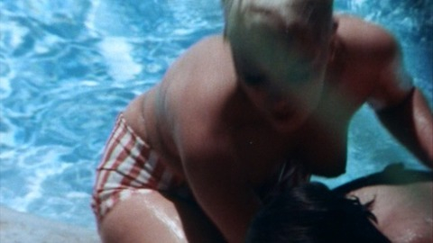 Janine Sweet Nude in The Sadistic Hypnotist. Breasts, blonde, getting out of pool. 788746