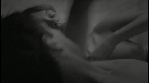 Nudes of Anna from Ida. Breasts, bed, black and white. 754620