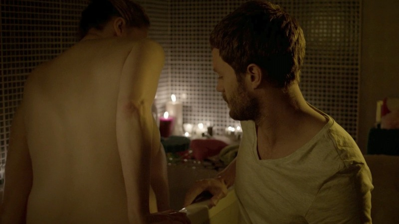 Hottest Bronagh Waugh Scene in The Fall. Sexy, SFW, back exposed. 754628