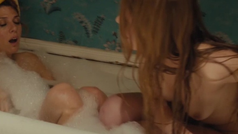 Nudes of Ava from Loitering With Intent. Breasts, bathtub, candles. 754218