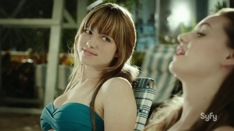 Ascension's Sexiest Scenes with Jacqueline Byers. Bikini, SFW, blue bikini top. 754308