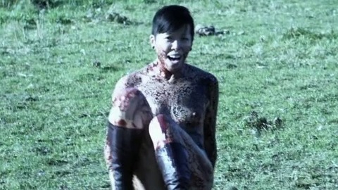 Sabrina Tom Naked in SICK: Survive the Night. Breasts, Underwear, Asian, black leather boots. 755287