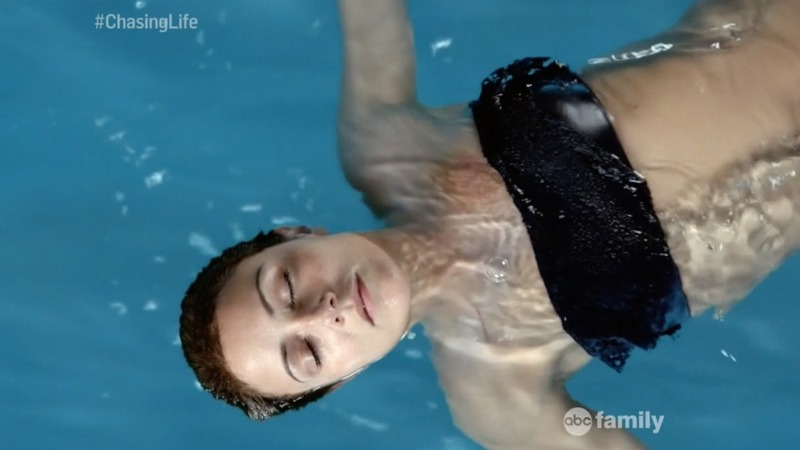 Hottest Italia Ricci Scene in Chasing Life. Bikini, SFW, black bikini. 768662
