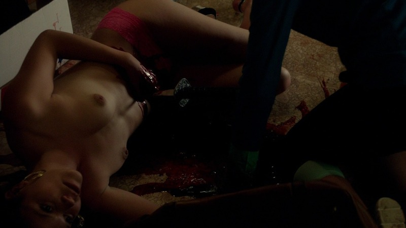 Catherine Ashton Naked as British Lynn. Breasts, blood, laying on floor. 761337